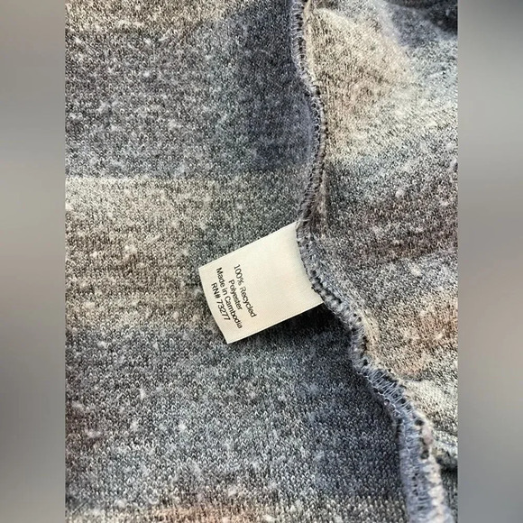 Fuzzy Flannel Sherpa Button Down Coat - Picture 9 of 13